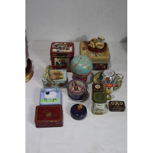 372 - LARGE QUANTITY OF VINTAGE TINS