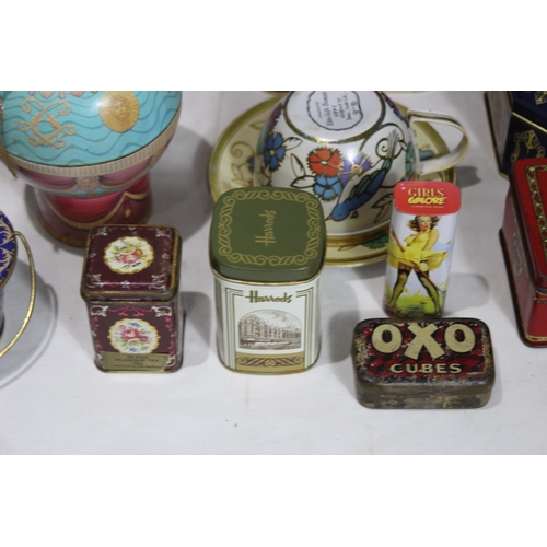 372 - LARGE QUANTITY OF VINTAGE TINS