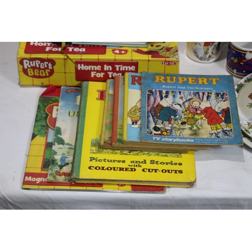 373 - QUANTITY OF RUPERT BEAR MEMORABILIA ETC