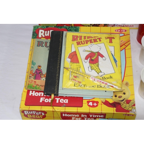 373 - QUANTITY OF RUPERT BEAR MEMORABILIA ETC