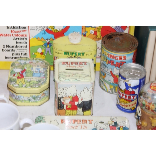 373 - QUANTITY OF RUPERT BEAR MEMORABILIA ETC