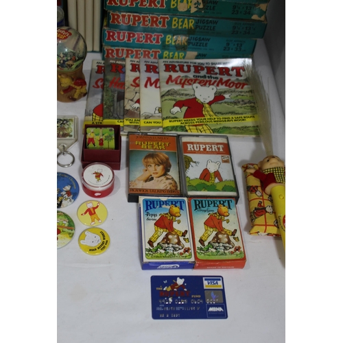 373 - QUANTITY OF RUPERT BEAR MEMORABILIA ETC