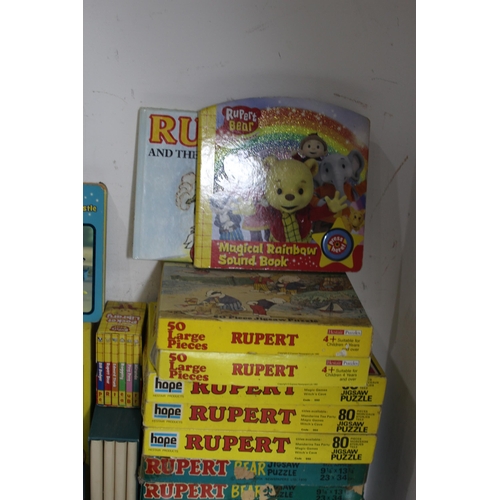 373 - QUANTITY OF RUPERT BEAR MEMORABILIA ETC