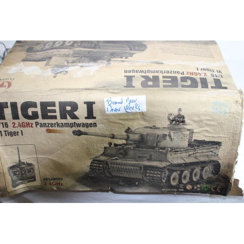 583 - MODEL TIGER TANK BY TAIGEN MILITARY AFFAIR SERVICES BOXED