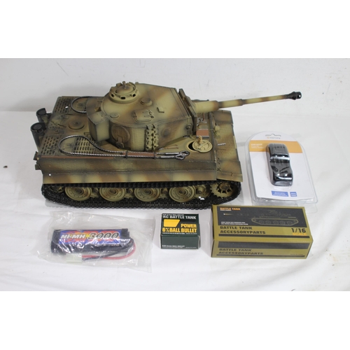 583 - MODEL TIGER TANK BY TAIGEN MILITARY AFFAIR SERVICES BOXED