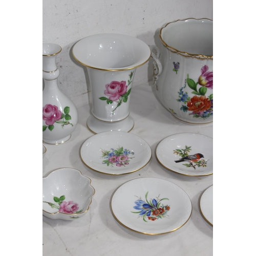 219 - QUANTITY OF DRESDEN CHINA x11