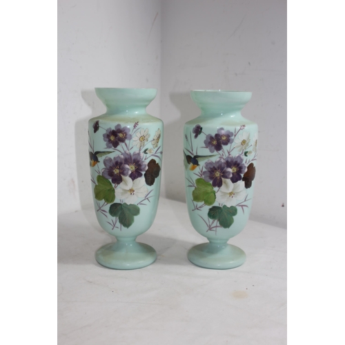 235 - PAIR OF JAPANESE VASES AND A PAIR OF VINTAGE VASES
29CM