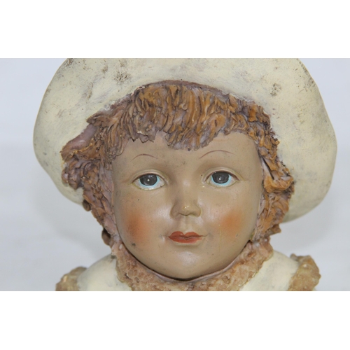 249 - PAIR OF VINTAGE FRENCH CHINA CHILD HEADS
12CM