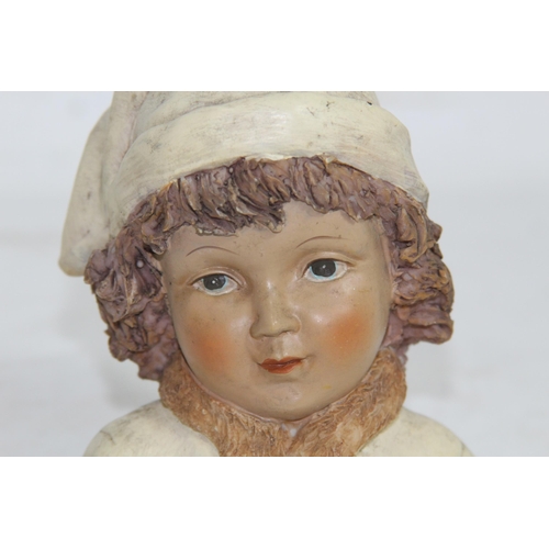 249 - PAIR OF VINTAGE FRENCH CHINA CHILD HEADS
12CM