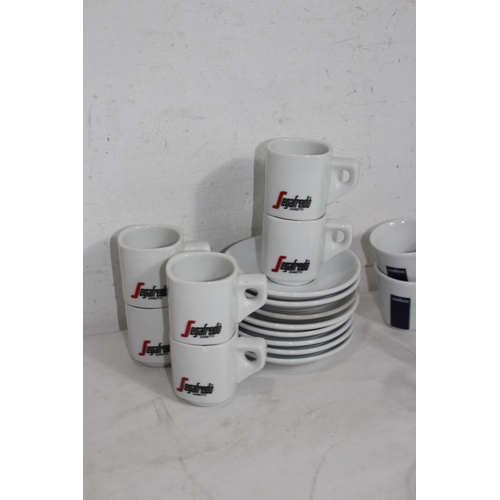 251 - SELECTION OF ESPRESSO CUPS - LAVAZZA ETC