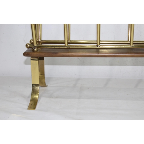 357 - BRASS MAGAZINE RACK
57CM