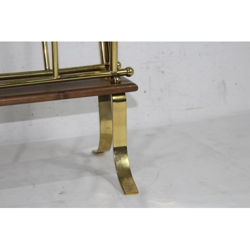 357 - BRASS MAGAZINE RACK
57CM