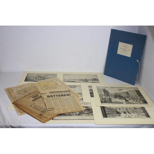 409 - FOLDER OF VARIOUS EPHEMERA