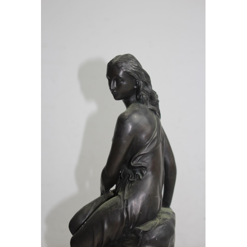 852 - JOHN BELL STYLE RESIN OF MODEL OF MIRANDA 
43CM