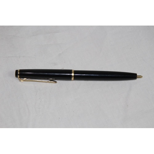 854 - LA GRAND 4180 14K GOLD NIB MONT BLANC PEN AND MONT BLANC BIRO - BIRO A/F