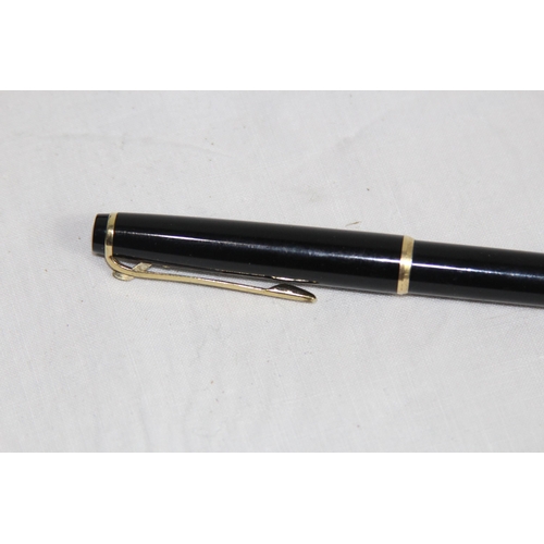 854 - LA GRAND 4180 14K GOLD NIB MONT BLANC PEN AND MONT BLANC BIRO - BIRO A/F