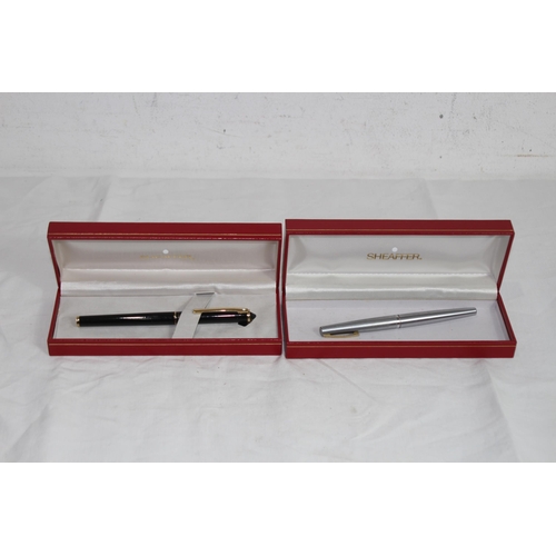 856 - 2 X BOXED SHEAFER PENS