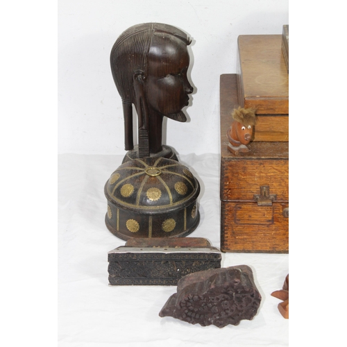 438 - INTERESTING QUANTITY OF ETHNIC TREEN