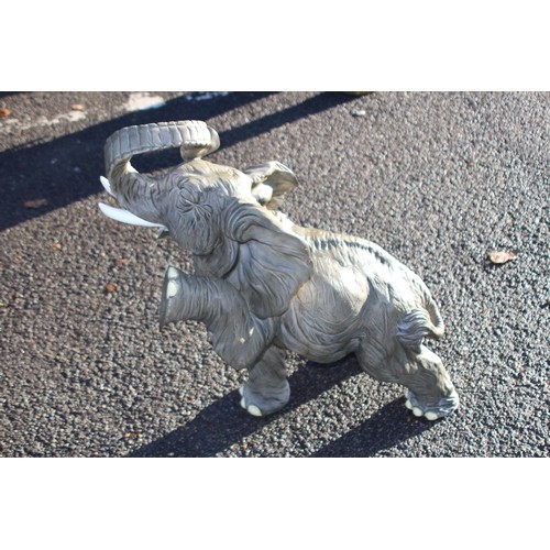 449 - LARGE RESIN ELEPHANT FIGURE
77 X 76CM