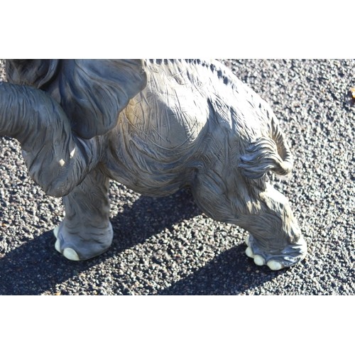 449 - LARGE RESIN ELEPHANT FIGURE
77 X 76CM