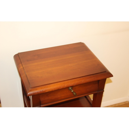 30 - PAIR OF VINTAGE BEDSIDE TABLES 
44 X 34 X 70CM