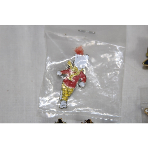 862 - QUANTITY OF RUPERT BEAR PIN BADGES