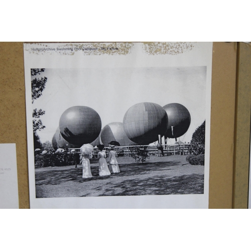 143 - BALLOONS AT HURLINGHAM MAY 1909
41 X 36CM