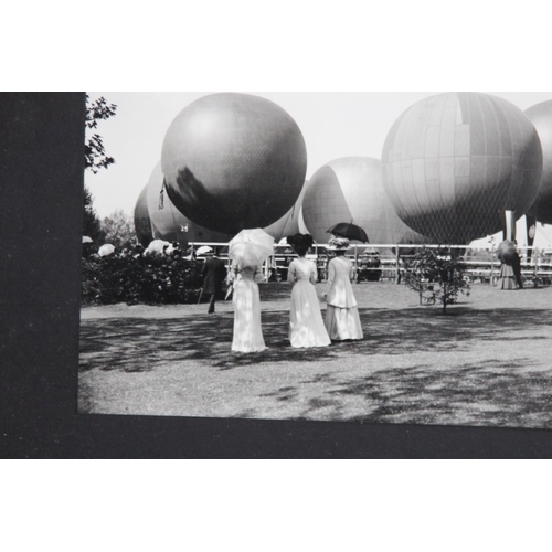 143 - BALLOONS AT HURLINGHAM MAY 1909
41 X 36CM