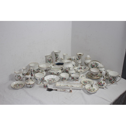 257 - LARGE QUANTITY OF AYNSLEY CHINA