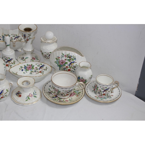 257 - LARGE QUANTITY OF AYNSLEY CHINA