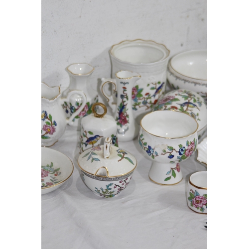 257 - LARGE QUANTITY OF AYNSLEY CHINA