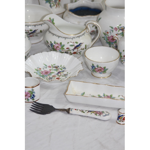 257 - LARGE QUANTITY OF AYNSLEY CHINA