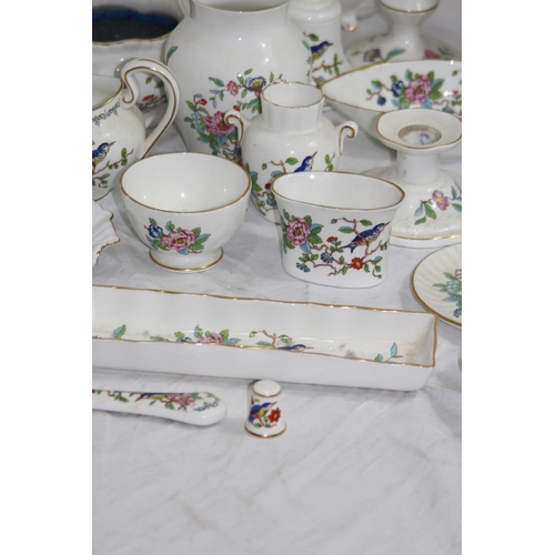 257 - LARGE QUANTITY OF AYNSLEY CHINA