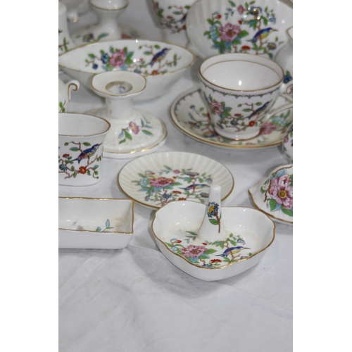 257 - LARGE QUANTITY OF AYNSLEY CHINA