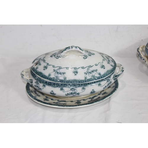 265 - QUANTITY OF ANTIQUE BLUE AND WHITE CHINA ETC