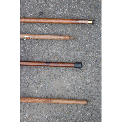 391 - LARGE QUANTITY OF WALKING STICKS x10