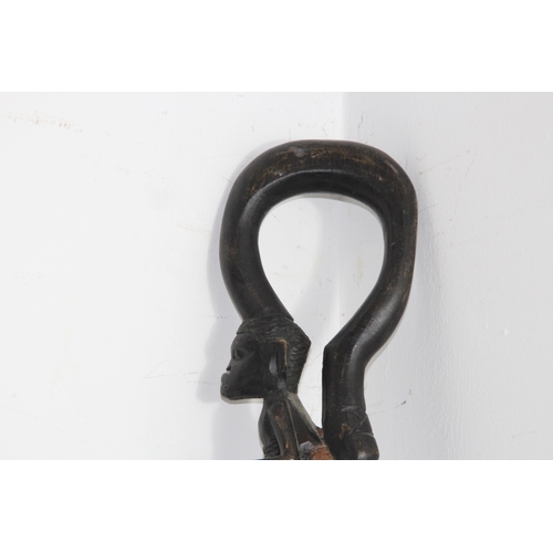 474 - ORNATE AFRICAN WALKING CANE
92CM