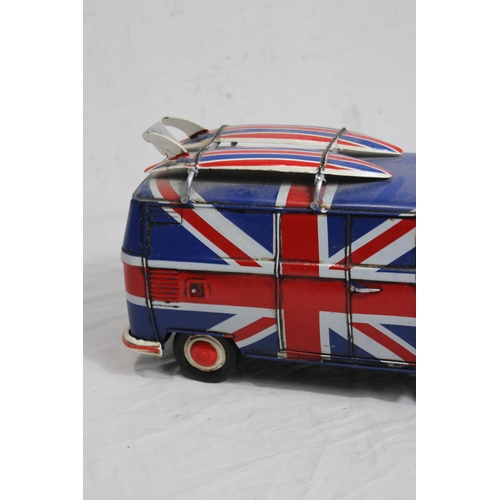 479 - TINPLATE V.W CAMPER VAN
31 X 17.5CM