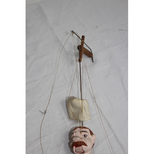 480 - 2 PUPPETS AND WITCH FIGURE
55CM