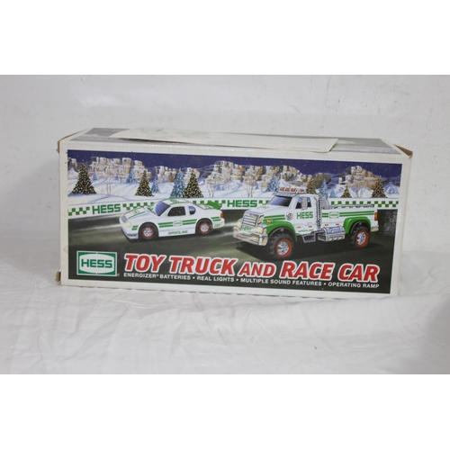 621 - BOXED HESS TOY TRUCK AND RACE CAR
30 X 12CM