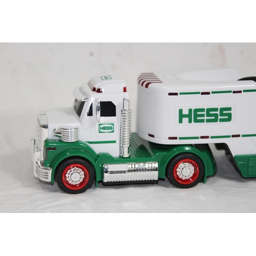 BOXED HESS TOY TRUCK AND JET 39 X 10CM