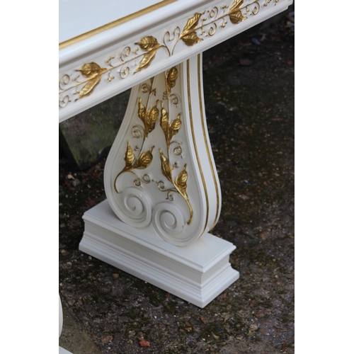 62 - HARD GLOSS DECORATIVE CONSOLE TABLE, CHAIR AND STOOL
100 X 45 X 80CM