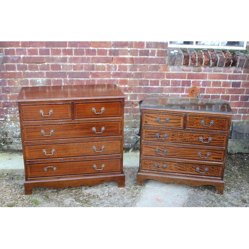 64 - 2 X REPRODUCTION CHEST OF DRAWERS 
88 X 45 X 85CM