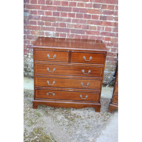 64 - 2 X REPRODUCTION CHEST OF DRAWERS 
88 X 45 X 85CM