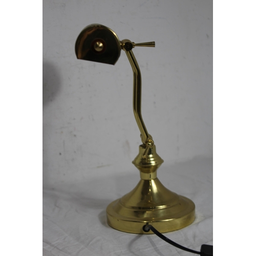 196 - BRASS DESK LAMP
30CM