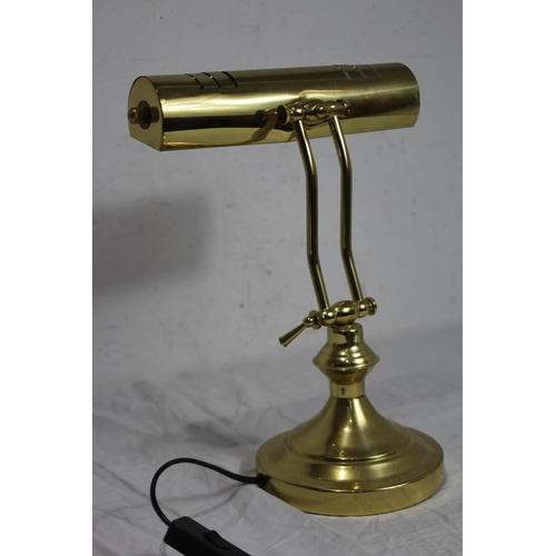 196 - BRASS DESK LAMP
30CM