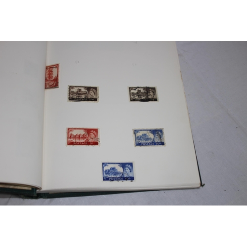 296 - FIVE ALBUMS OF STAMPS TO INCLUDE SOME VICTORIAN PENNY REDS AND A CONCORDE ALBUM DE LUXE