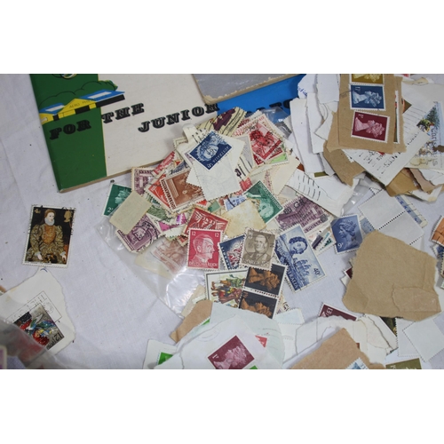 296 - FIVE ALBUMS OF STAMPS TO INCLUDE SOME VICTORIAN PENNY REDS AND A CONCORDE ALBUM DE LUXE