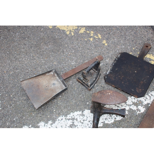 491 - BRASS BOUND COAL BOX AND CONTENTS