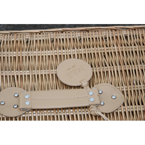 534 - 3 X WICKER HAMPER BASKETS